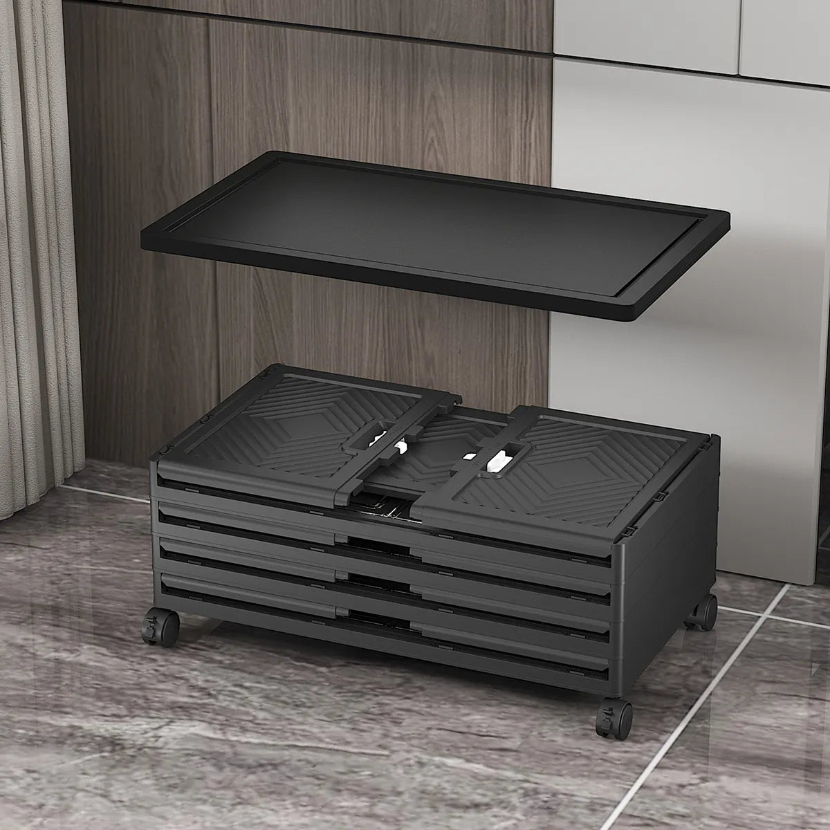 Additional Lid for UAMFURI Storage Bins, Lid Only, Black